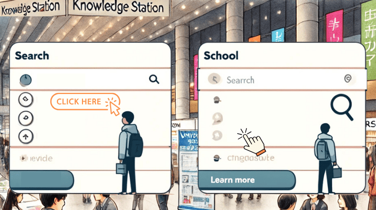 ナレッジステーションで学校検索