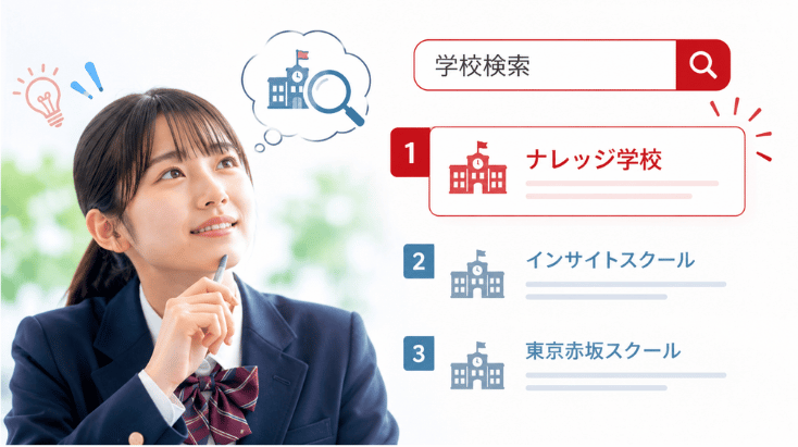 学校名上位表示サービス